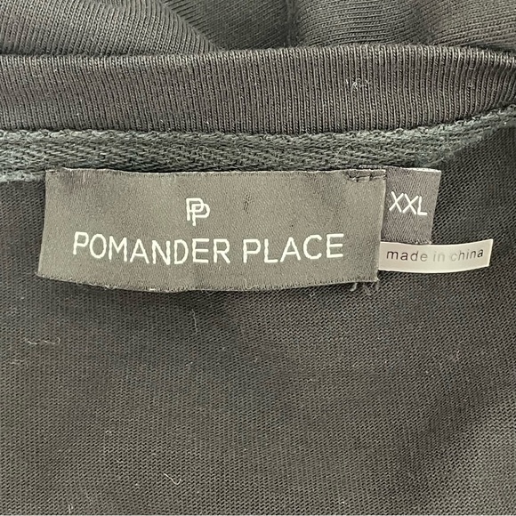 Pomander Place Stella Black Puff Sleeve Effortless Up Down Dress Women Size XXL - Picture 6 of 7